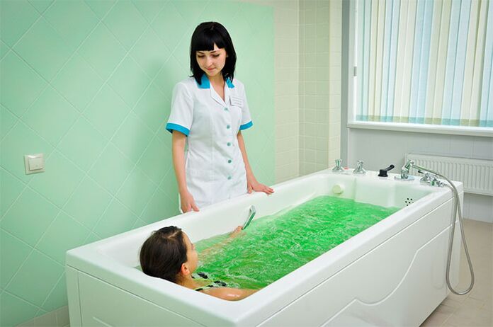 A therapeutic bath is an effective method of treating osteoarthritis