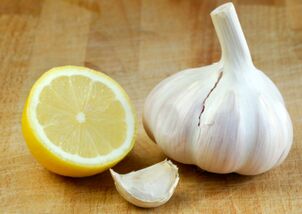 Lemon and garlic infusion