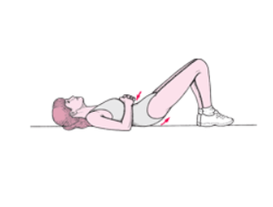 Tilting the pelvis for back pain